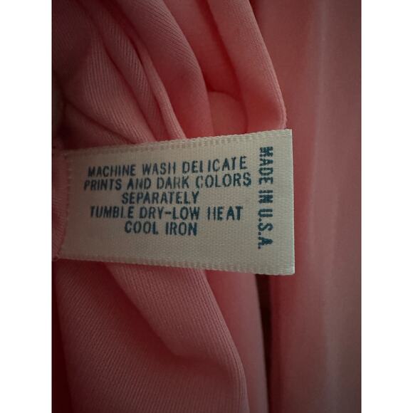NWT Vintage Vanity Fair Pink Lace Trim Robe Size 34 - Picture 11 of 13